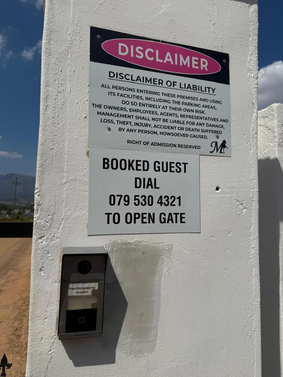 Middelplaas Paarl Guesthouse ภายนอก รูปภาพ